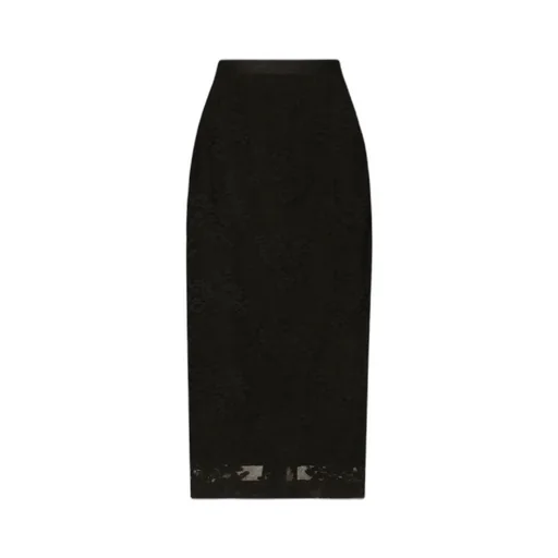 Dolce & Gabbana Midi Lace Pencil Skirt