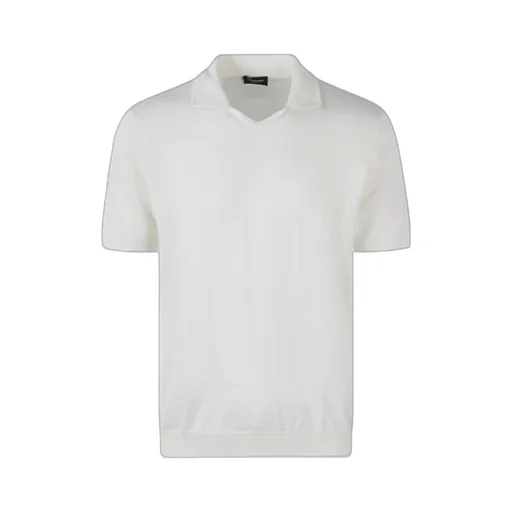 Pointed-Collar Cotton T-Shirt