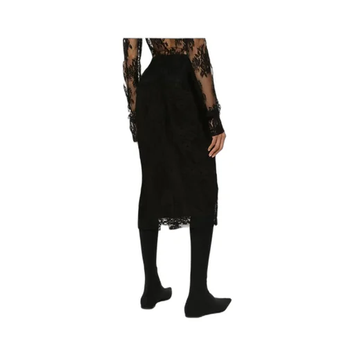 Dolce & Gabbana Midi Lace Pencil Skirt