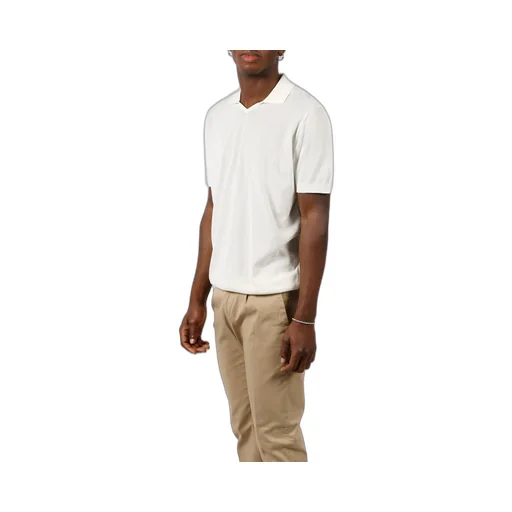 Pointed-Collar Cotton T-Shirt