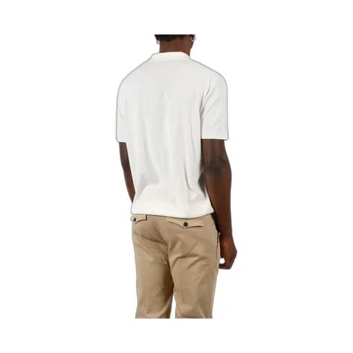Pointed-Collar Cotton T-Shirt