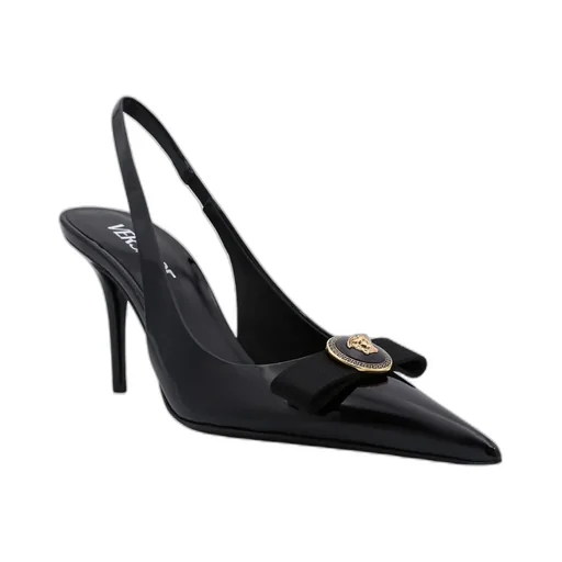 Versace Gianni Ribbon Slingback Pumps