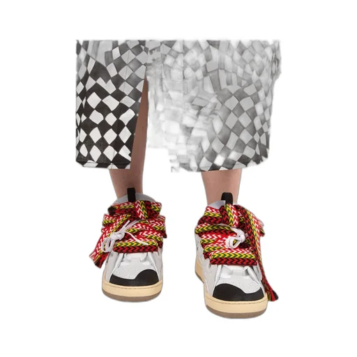 Lanvin Curb Lace-Up Sneakers
