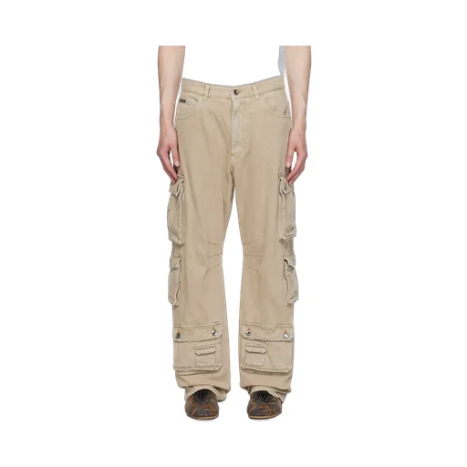 Dolce & Gabbana Logo Plaque Cargo Trousers