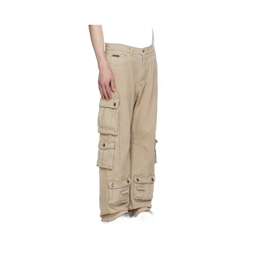 Dolce & Gabbana Logo Plaque Cargo Trousers