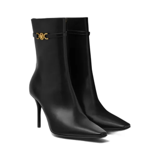 Versace Medusa Zip-Up Boots
