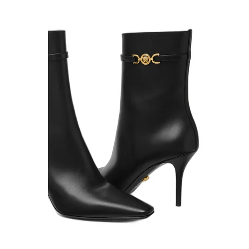 Versace Medusa Zip-Up Boots