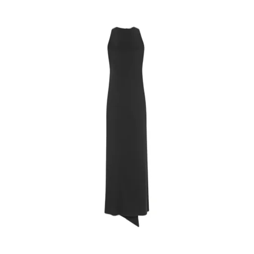 Saint Laurent Back-Tie Sleeveless Dress