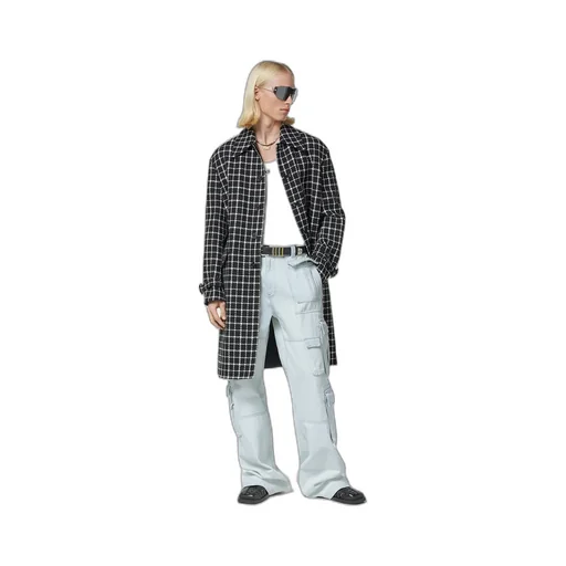 Versace Mid-Rise Wide-Leg Cargo Jeans