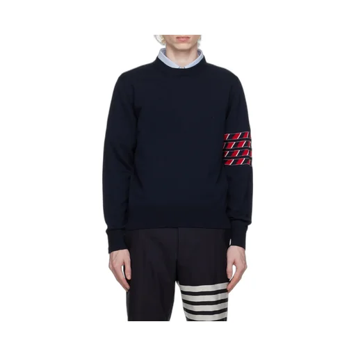 Lobster Intarsia 4-Bar Jumper