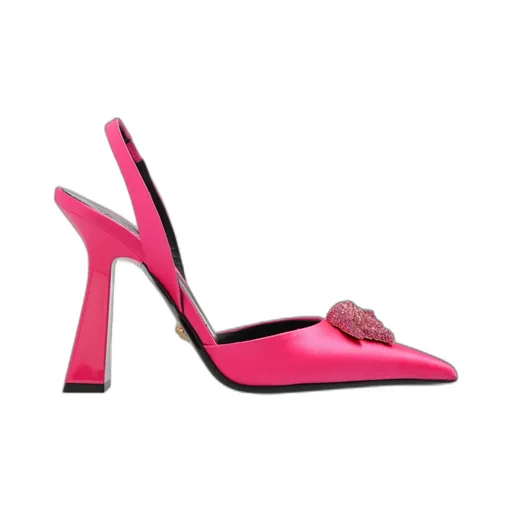 Versace La Medusa Pointed Toe Pumps