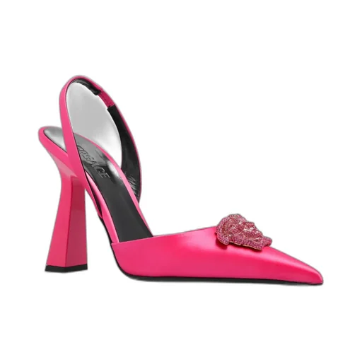 Versace La Medusa Pointed Toe Pumps