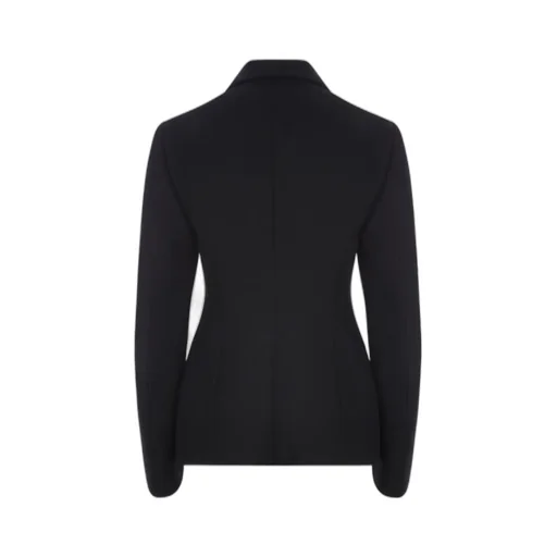 Alaa Double-Breasted Fitted Waist Blazer