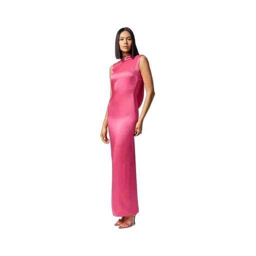 Versace Cowl-Back Sleeveless Maxi Dress