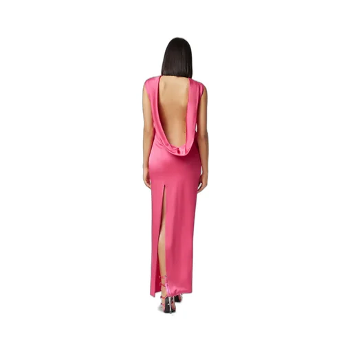 Versace Cowl-Back Sleeveless Maxi Dress