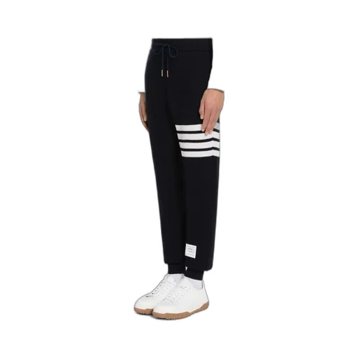 Waffle-Knit Cashmere Track Pants