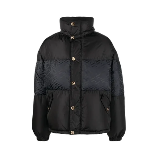 Versace Button-Up Long Sleeved Padded Jacket