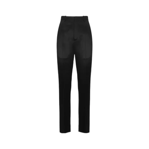 Saint Laurent High-Rise Pleated Trousers