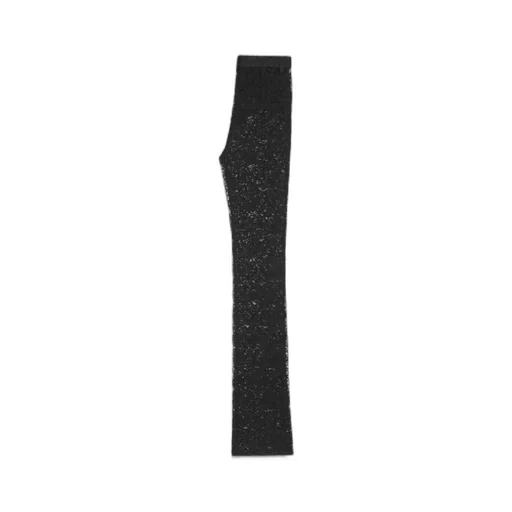 Saint Laurent Lace Detailed Straight Leg Trousers