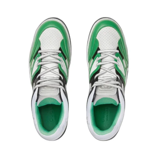 Gucci Basket Round Toe Lace-Up Sneakers