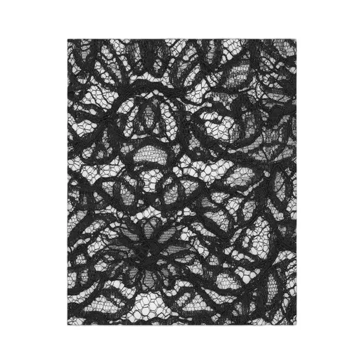 Saint Laurent Lace Detailed Straight Leg Trousers