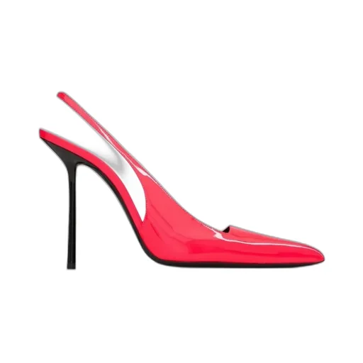 Saint Laurent Kiss Pointed Toe Slingback Pumps