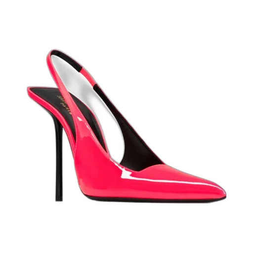 Saint Laurent Kiss Pointed Toe Slingback Pumps