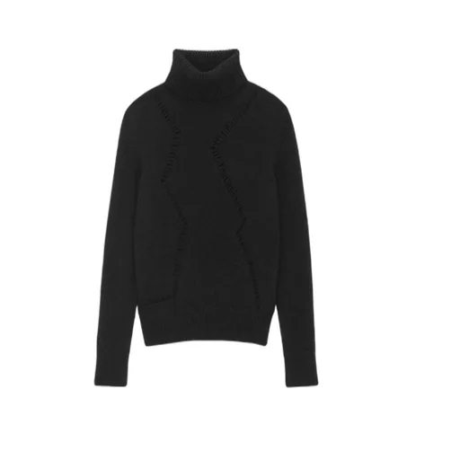 Saint Laurent Turtleneck Long-Sleeved Sweater