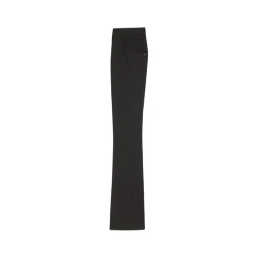 Saint Laurent High Waist Straight Leg Trousers