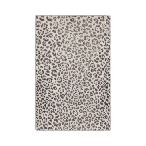 Saint Laurent Leopard Printed Long-Sleeved Top