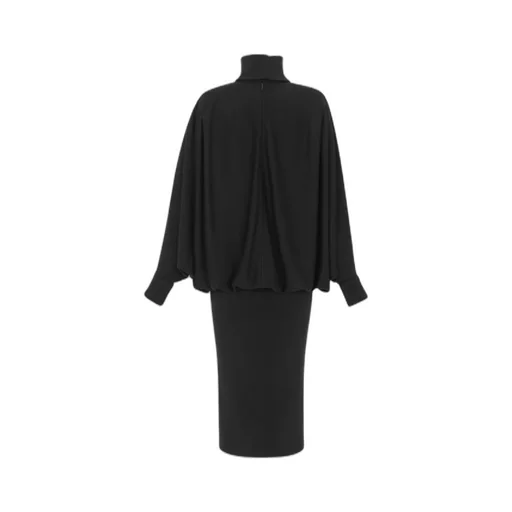 Saint Laurent Oversize Turtleneck Dress