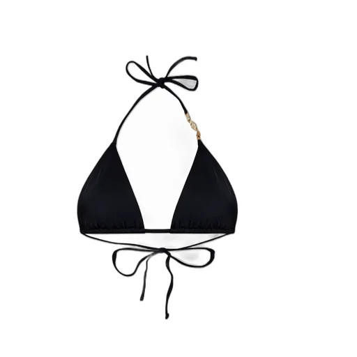 Greek Key-Embellished Bikini Top