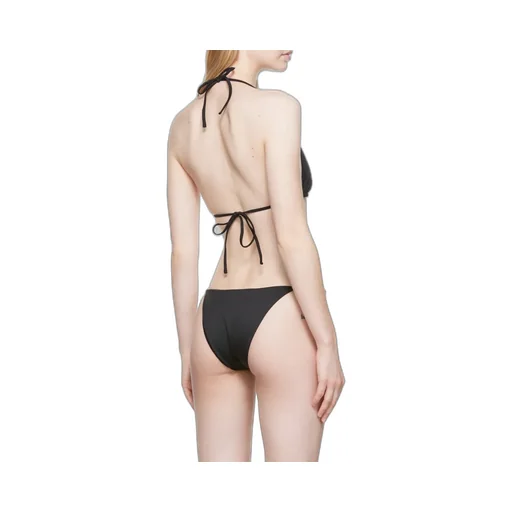 Greek Key-Embellished Bikini Top