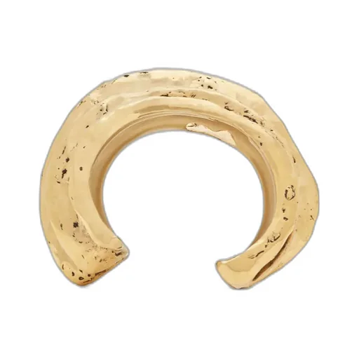 Tornado Crater Cuff Bracelet In Metal