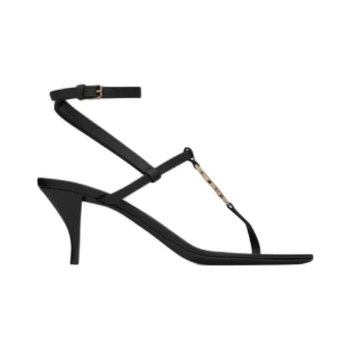 Saint Laurent Cassandre Open Toe Sandals
