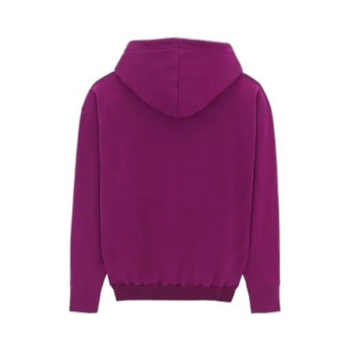 Saint Laurent Logo Embroidered Long-Sleeved Hoodie