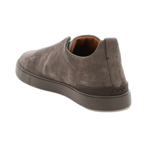 Ermenegildo Zegna Round Toe Slip-On Sneakers