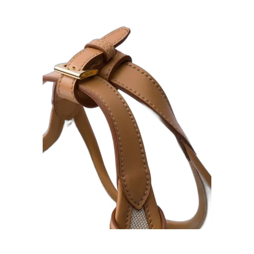 Prada Logo Print Mini Bucket Bag
