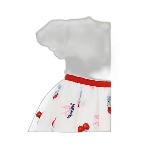 Cherry-Print Short-Sleeve Dress