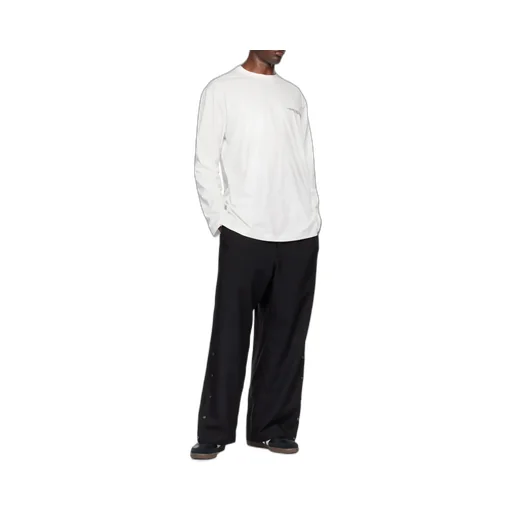 Y-3 Logo Printed Long Sleeved T-Shirt
