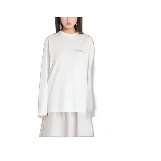 Y-3 Logo Printed Long Sleeved T-Shirt