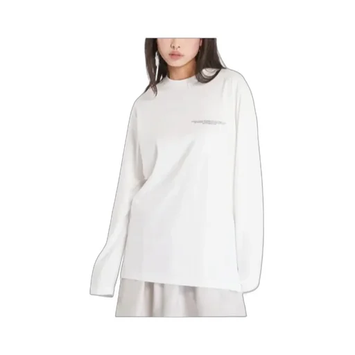Y-3 Logo Printed Long Sleeved T-Shirt
