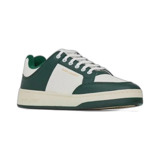 Saint Laurent Sl/61 Round Toe Low-Top Sneakers