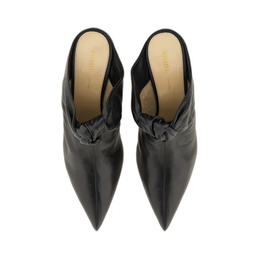 Khaite Rowan Pointed-Toe Mules