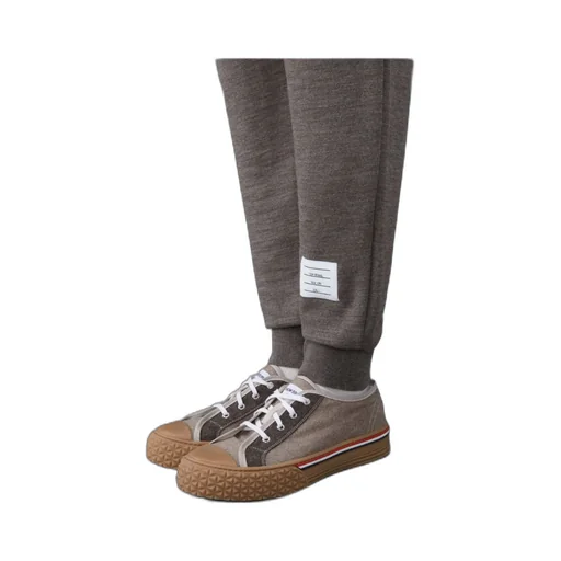 Thom Browne Four Bar Drawstring Joggers