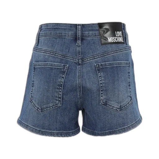 Logo Denim Shorts