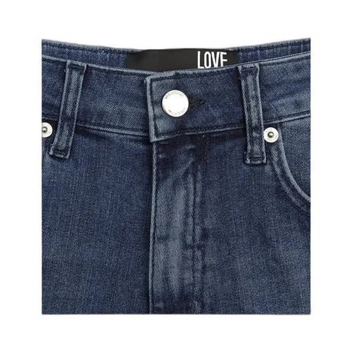 Logo Denim Shorts