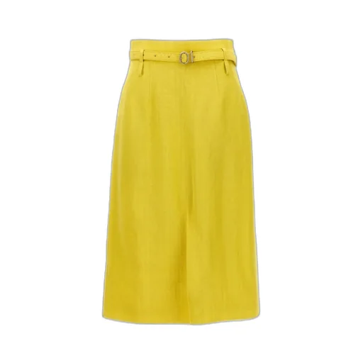 Jil Sander Belted Midi Skirt