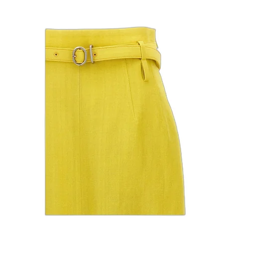 Jil Sander Belted Midi Skirt