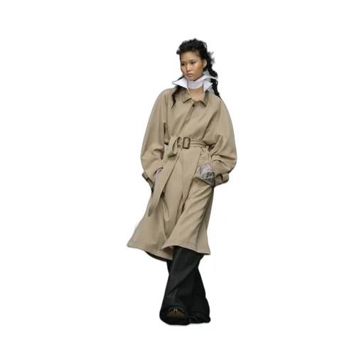 Maison Margiela Belted Sleeved Trench Coat